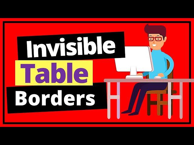 How to make Table Border Invisible In Google Docs