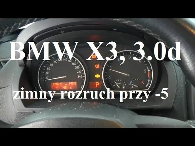Zimny start - BMW X3, 2004, 3.0d, M57N, M57TU, 204KM