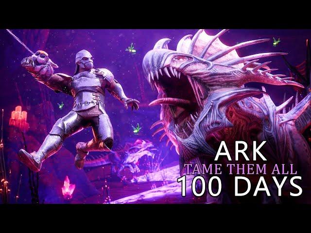 I Spent 100 Days Taming them ALL on Aberration [Ark Survival Ascended]