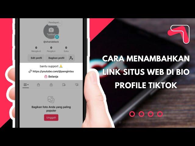 Cara Menambahkan Link Situs Web di Bio Profile TikTok | Menampilkan Link URL di Bio TikTok