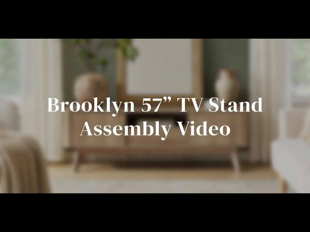 Mopio Brooklyn 57" TV Stand Assembly Video