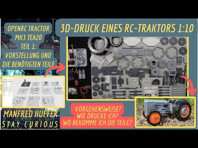 Ich drucke mir einen RC Traktor in 1:10! Teil 1: Vorstellung des Projektes