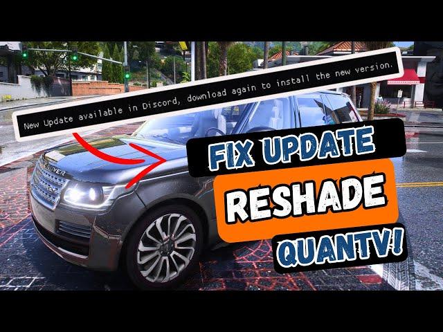 Fix New Update Available in Discord Notification | Quantv | Reshade Fix! | GTA