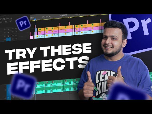 10 BEST Premiere Pro Effects You Should Try!