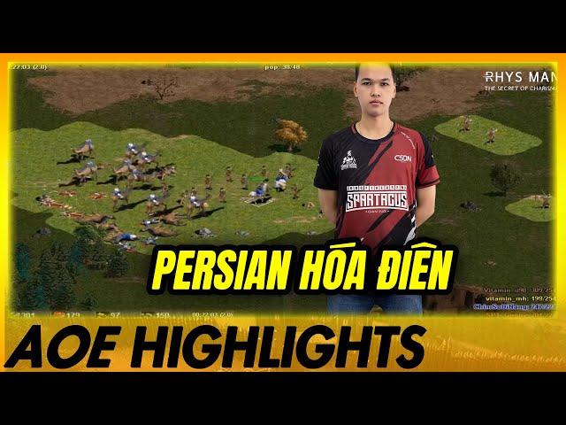 Chim Sẻ chính thức HÓA ĐIÊN với bài Persian này! | AoE Highlights #aoe