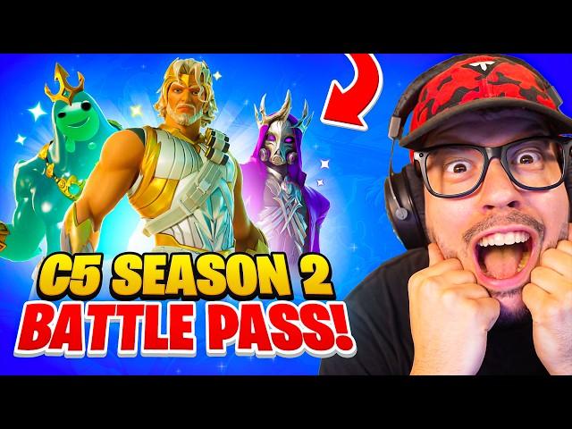 NEW *Season 2* BATTLE PASS in Fortnite! (GREEK GODS)