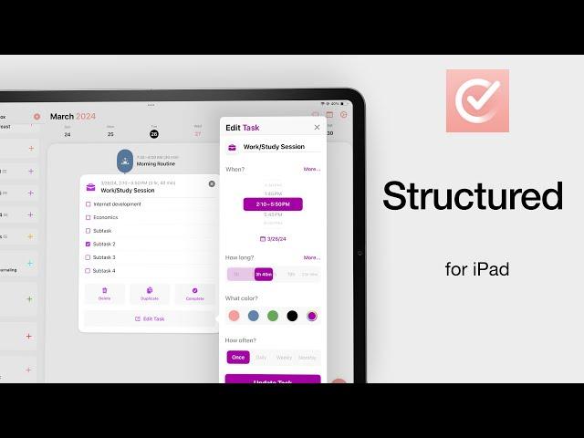 Structured for iPad (2024) | Full Review