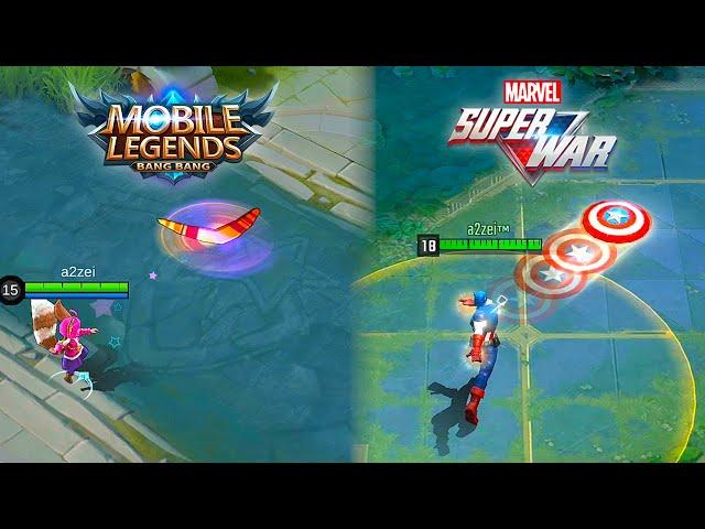 Mobile Legends 2.0 VS Marvel Super War Skill Effects/Animation  Comparison Part I