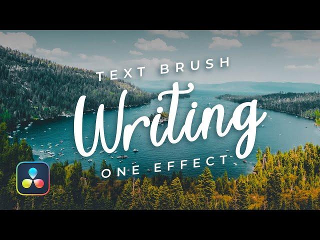 How to do Calligraphy Animation in Davinci Resolve?