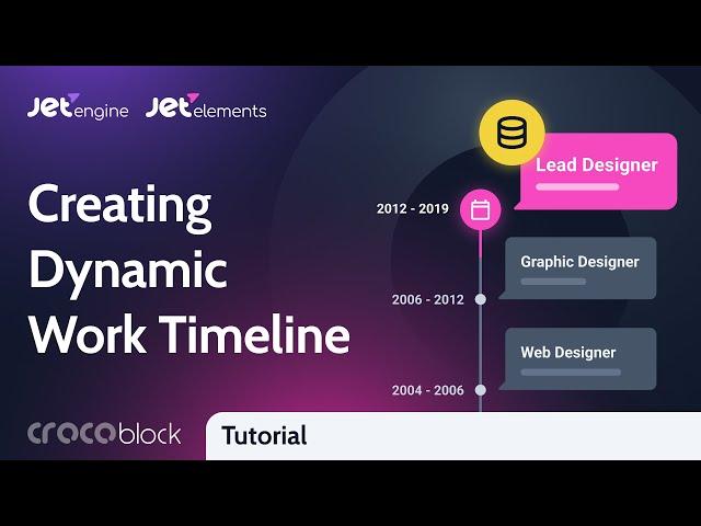 How to Create Dynamic Work Experience Timeline | JetEngine & JetElements