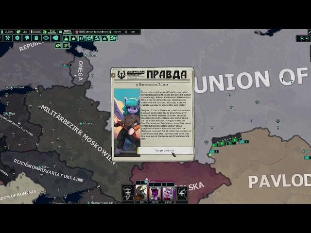 TNO Super Event -Nikolai Bukharin Pony Reunification.(HOI4 MOD)