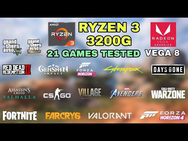 Ryzen 3 3200G (Vega 8) in late 2021 - 21 Games Tested