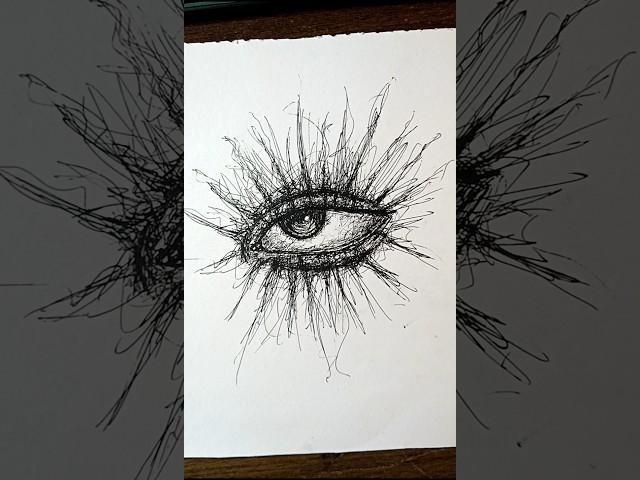 How to Scribble Eyes! #shorts #art