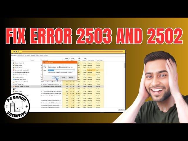 How to Fix Error 2503 and 2502 in Windows 10