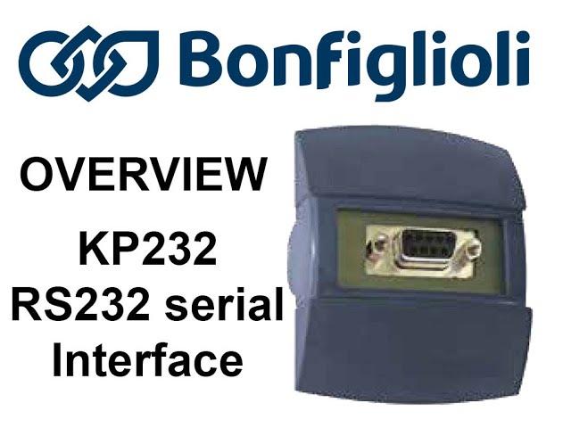 Bonfiglioli  Serial interface KP232 simple overview Active Cube