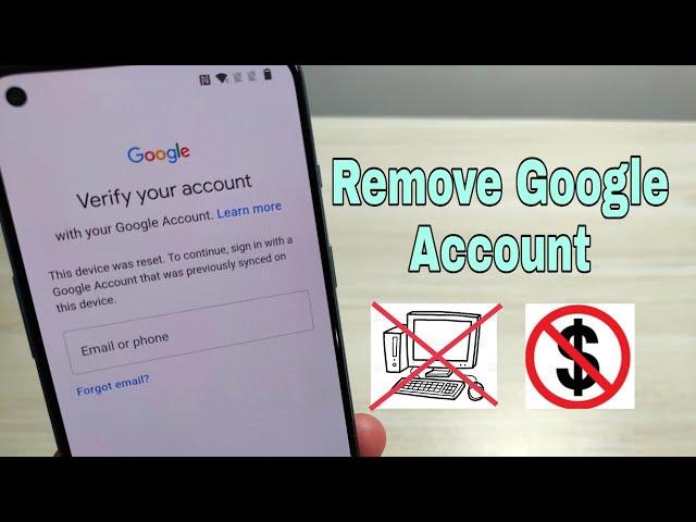 Without PC! All OnePlus Android 11/ 12, Remove Google Account, Bypass FRP.