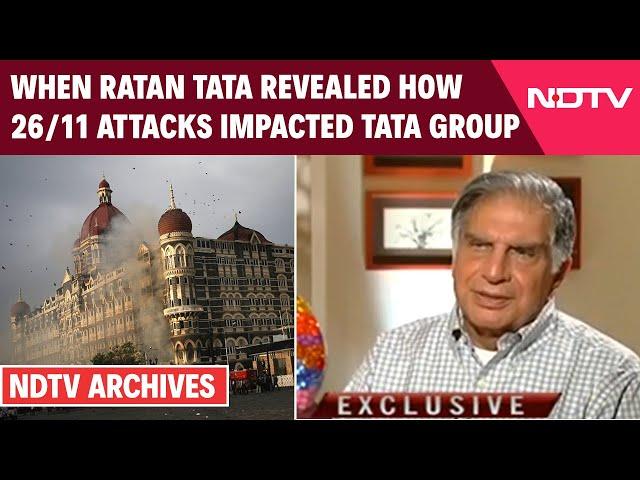 Ratan Tata Interview | When Ratan Tata Revealed How 26/11 Attacks Impacted Tata Group's Business