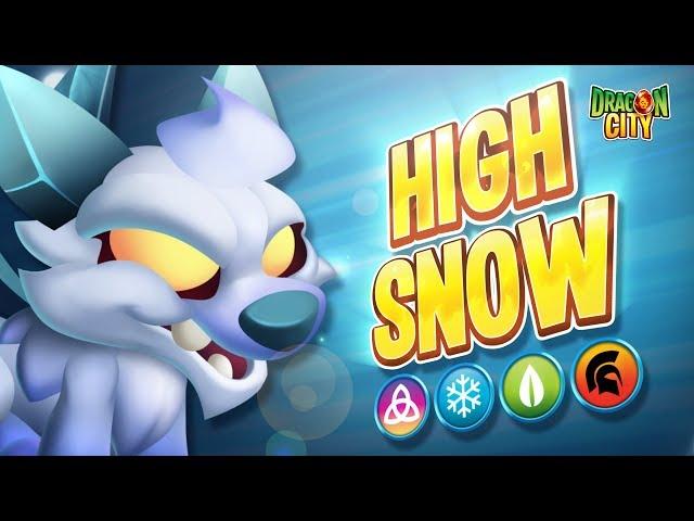 The High Snow Dragon!! Heroic Race: Frozen Lake - Dragon City