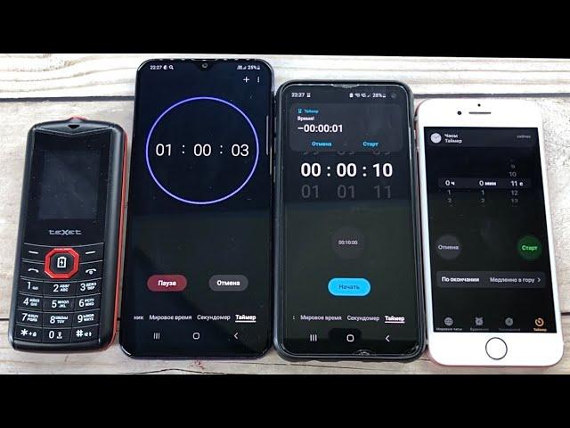 Alarm Call Texet TM-D206, Samsung Galaxy S10, Galaxy A31, iPhone 7/Call Timer,Stopwatch/Mobile Calls