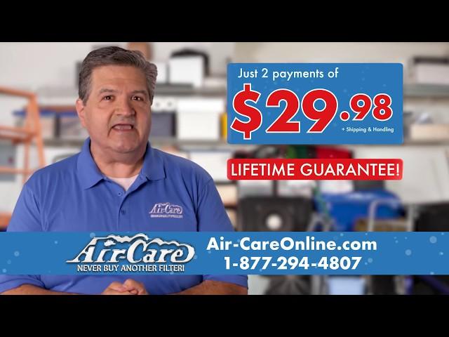 Air-Care Electrostatic Air Filter TV Commercial.