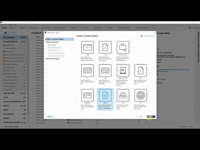 How To Export Geolocation Data with Magnet AXIOM