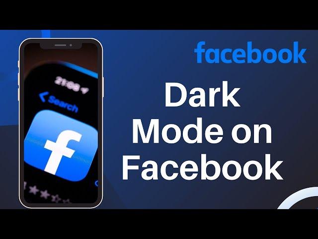 How to Turn On Dark Mode on Facebook (iPhone)