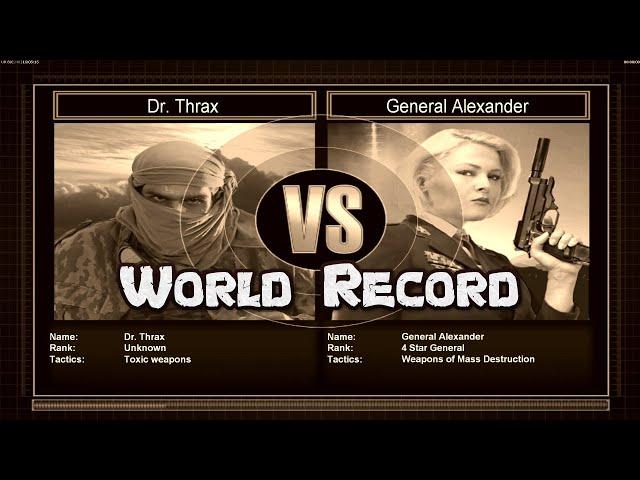 Command & Conquer Generals Zero Hour Generals Challenge (Hard) Speedrun: Toxin vs SWG 10:00 WR