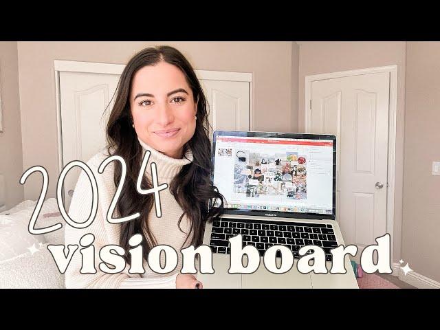 digital vision board tutorial using pinterest to make 2024 your best year yet 