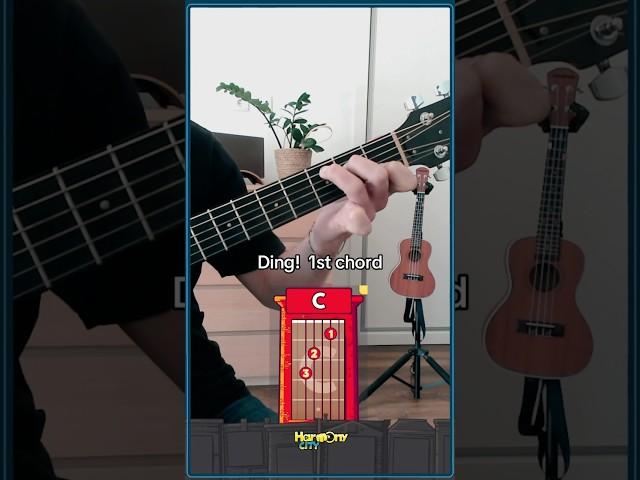 The funniest way to learn guitar! C Major - Smile and Have Fun #learnguitar #easy #funny