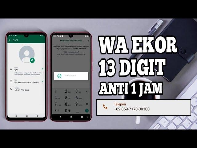 Cara Membuat Banyak Akun WA Ekor Dalam Satu HP Android   Anti Terdeteksi 1 Jam   Work WA 13 Digit