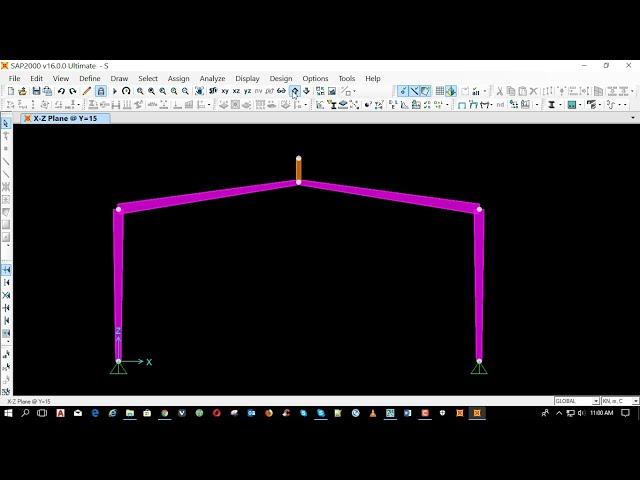 sap2000 steel frame design