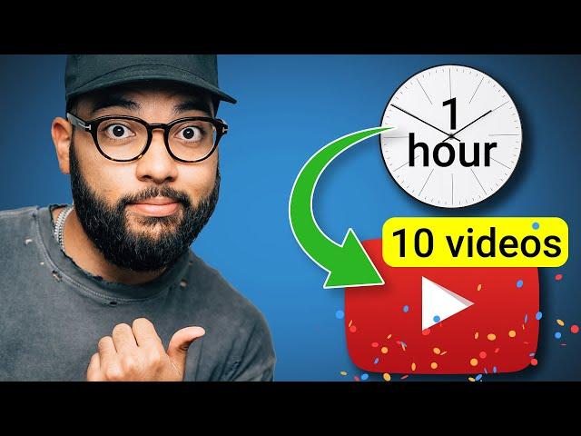 How I Create 10 YouTube Videos in 60 Minutes