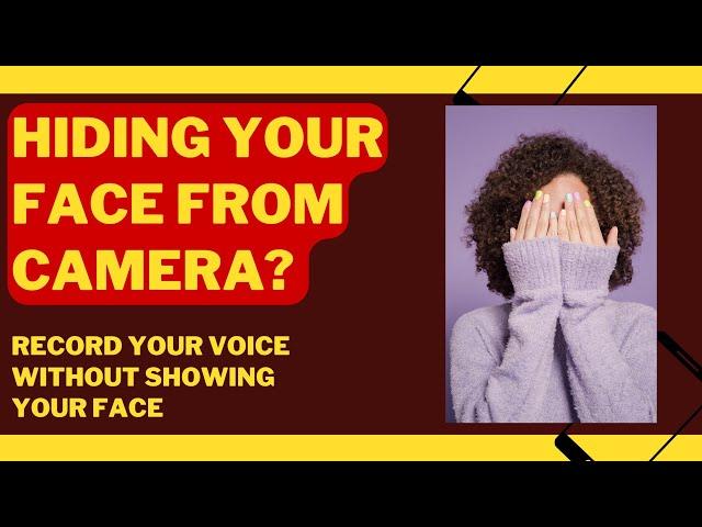 How To Record Videos Without Showing Your Face | How To Add Voice Over To Videos With CapCut