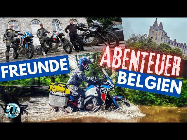 ABENTEUER Belgien: Regen, Camping und unvergessliche AFRICA TWIN FREUNDSCHAFT in Durbuy