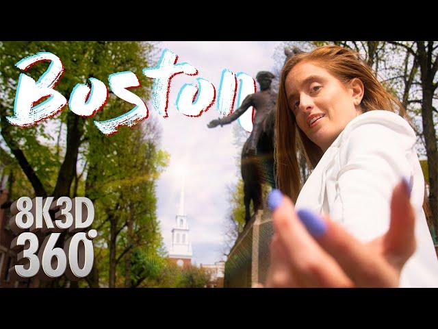 Follow the Footstep of American Revolutionaries - FLYING OVER BOSTON in this 8K 360 VR Historic Tour