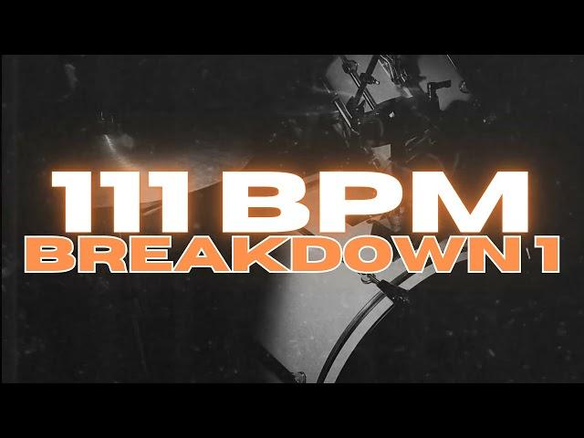 111 BPM - Metal Breakdown Drum Beat - Loop 1