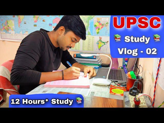 Aspirants Life in Delhi | i woke up at 4 AM for Study | My 12-Hour Study Routine | UPSC Study Vlog 2