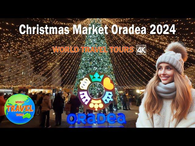 Targul de Craciun ORADEA 2024  Romania  ONE OF THE MOST BEAUTIFUL CHRISTMAS MARKETS IN ROMANIA [4K]