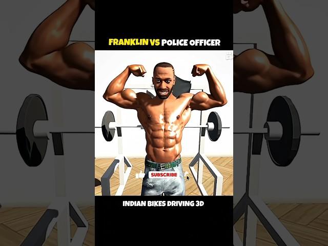 Franklin Vs Police Officer  | Indian Bikes Driving 3d New short  | #shorts