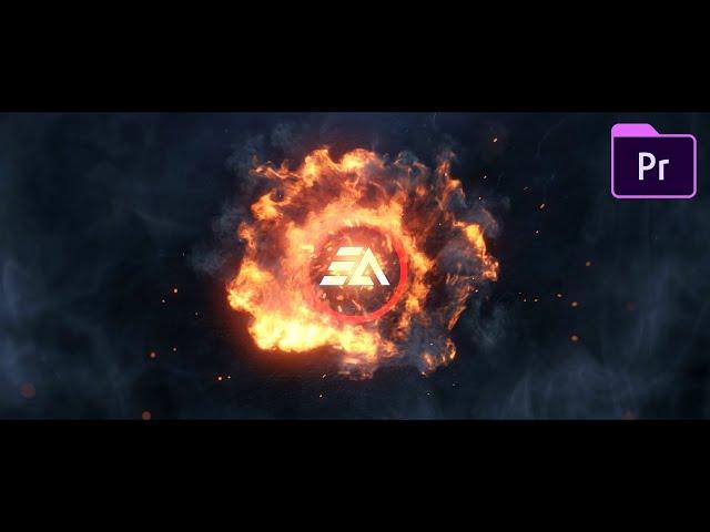 Epic Fire Logo Reveal Intro in Adobe Premiere Pro (Tutorial)