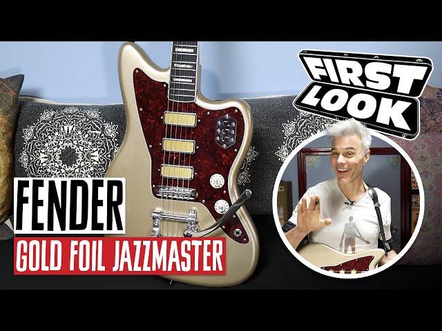 Fender Gold Foil Jazzmaster Demo | First Look