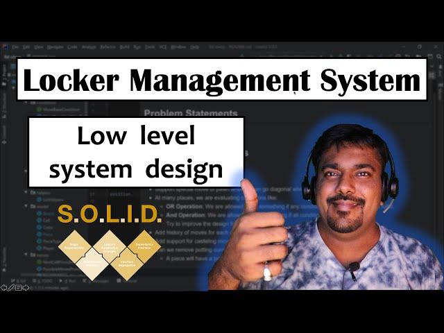 System Design Interview: Locker Management System | Low Level Design | Machine Coding | OOP concepts