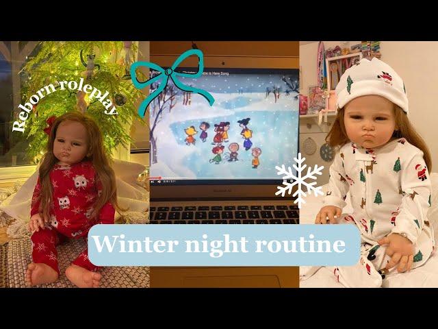 Reborn Piper’s Winter Night Routine ️ | Reborn Roleplay