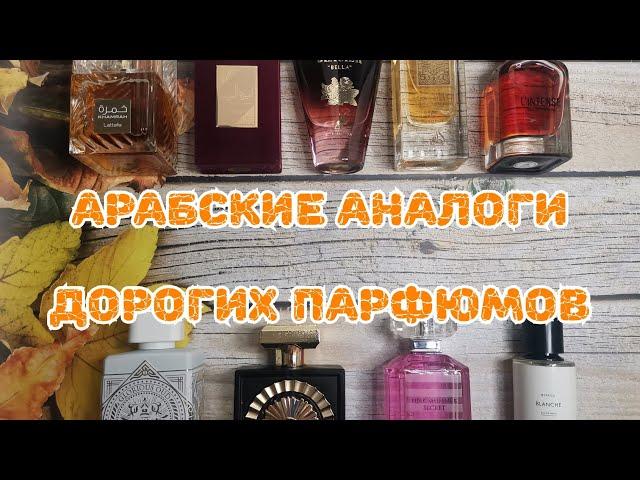  Арабские аналоги дорогих парфюмов