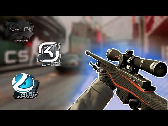 GAMEPLAY AWP | REDLINE STICKERS FALLEN