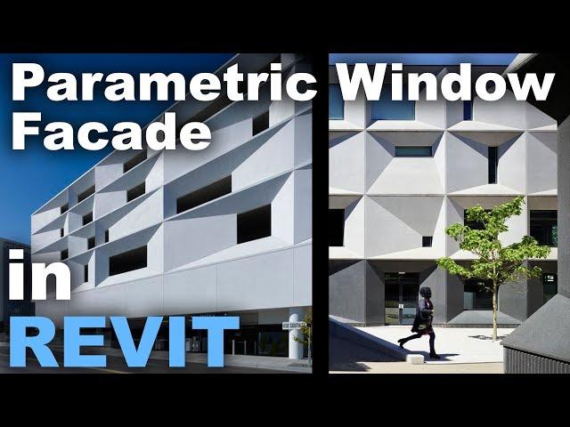 Parametric Window facade Design in Revit Tutorial