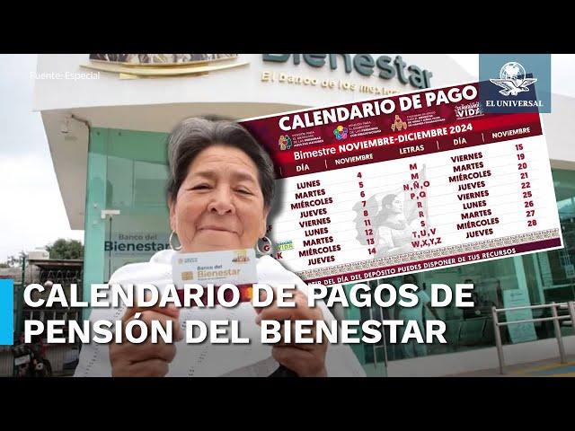 ¿Cuándo son los pagos de la Pensión del Bienestar de noviembre?