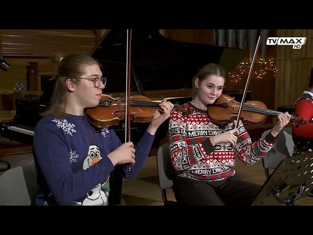 ZPSM w Koszalinie - kwartet wiolonczelowy Wiktora Cisonia - „Jingle bells”