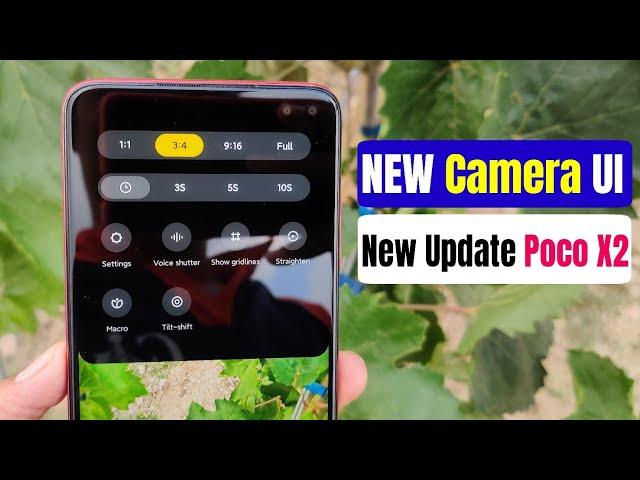 Poco X2 New MIUI 12 Camera Update 7+ New Features