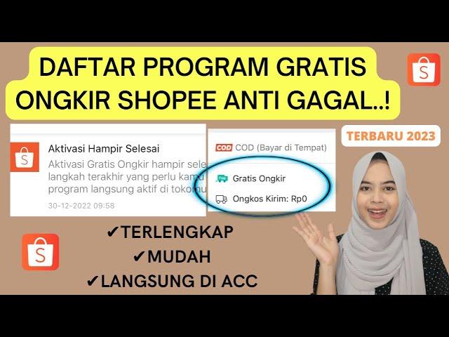 DFTR SKRG JG..!! CARA DAFTAR PROGRAM GRATIS ONGKIR SHOPEE TERBARU UNTUK PENJUAL 2023 MUDAH LENGKAP